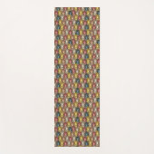 Kleurrijke Boho Woodland Uil Patroon Yogamat (Voorkant)