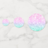 Kleurrijke bokeh glitter confetti (Achterkanten)