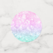 Kleurrijke bokeh glitter confetti (Kleine voorkant)