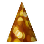 Kleurrijke bokeh lichten, Kerstmisachtergrond. Feesthoedjes (Achterkant)