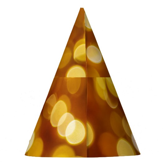 Kleurrijke bokeh lichten, Kerstmisachtergrond. Feesthoedjes (Achterkant)