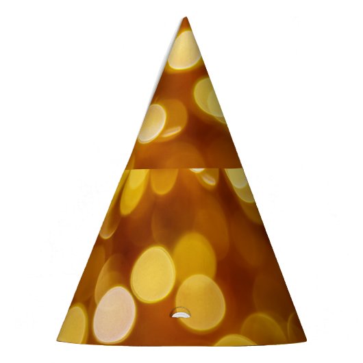 Kleurrijke bokeh lichten, Kerstmisachtergrond. Feesthoedjes (Links)