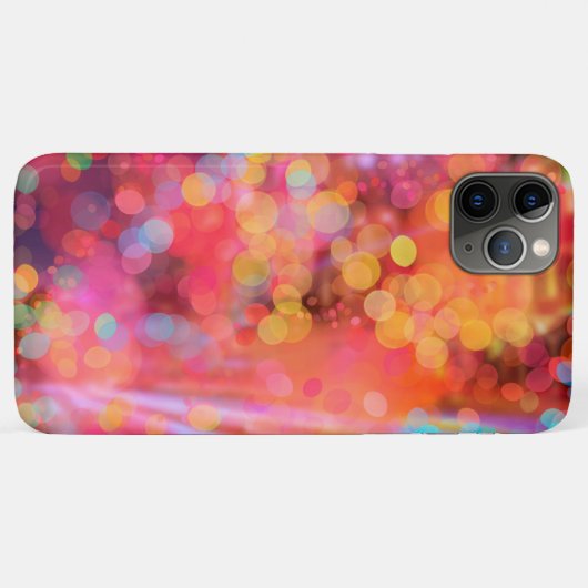 Kleurrijke bokelichten Case-Mate iPhone case (Achterkant (horizontaal))