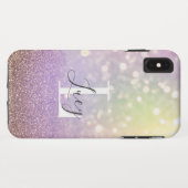 Kleurrijke bokelichten Case-Mate iPhone case (Achterkant (horizontaal))