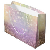 Kleurrijke bokelichten groot cadeauzakje (Achterkant Gekanteld)