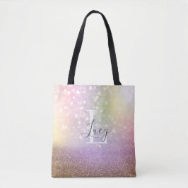 Kleurrijke bokelichten tote bag