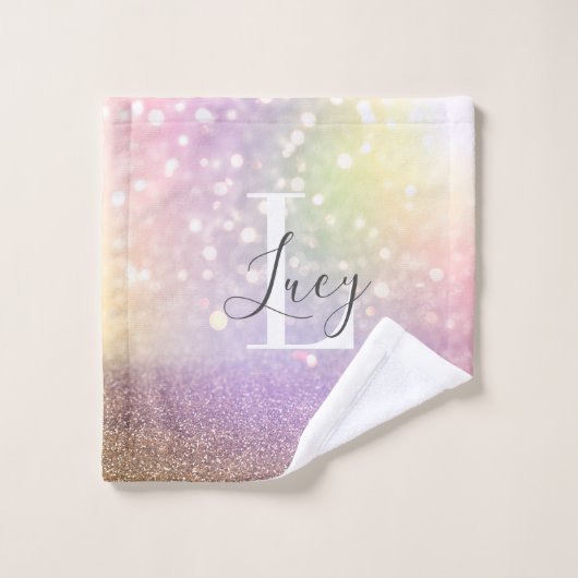 Kleurrijke bokelichten washandje (Wasdoekje)