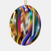Kleurrijke bol, helder en glanzend, keramisch ornament (Rechts)