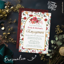 Kleurrijke Bold Bloemen Engagement Party