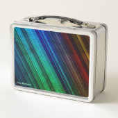 Kleurrijke Bold Stripes Lunchbox (Achterkant)