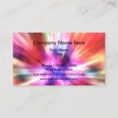 Kleurrijke Bold Tie Dye Style Visitekaartje (Voorkant)