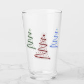 Kleurrijke bomen- glas (Voorkant)