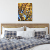 Kleurrijke bomen in het najaar canvas afdruk (Insitu (Slaapkamer))
