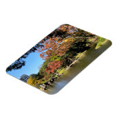 Kleurrijke bomen in Japanse tuin Magneet (Linkerzijde)