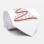 Kleurrijke bomen- stropdas (Opgerold)