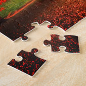 Kleurrijke bomen van Herfst Legpuzzel (Zijkant)