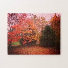 Kleurrijke bomen van Herfst Legpuzzel