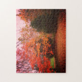 Kleurrijke bomen van Herfst Legpuzzel (Verticaal)