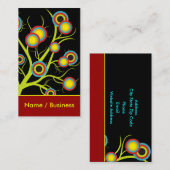 Kleurrijke bomen Visitekaartjes. Visitekaartje (Voorkant / Achterkant)