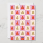 Kleurrijke boogfoto Vrolijke kerst Kaart (Achterkant)