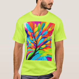 Kleurrijke Boom der Dromen T-shirt