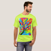 Kleurrijke Boom der Dromen T-shirt (Voorkant volledig)