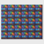 Kleurrijke Boom des Levens Wortels Kennis Wijsheid Cadeaupapier (Vlak)