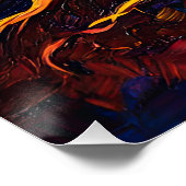 Kleurrijke Boom des Levens Wortels Kennis Wijsheid Perfect Poster (Hoek)