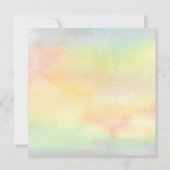 Kleurrijke boom familie reünie kaart (Achterkant)