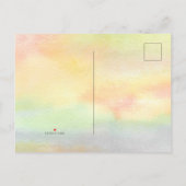 Kleurrijke boom familie reünie uitnodiging briefkaart (Achterkant)