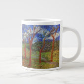 Kleurrijke boom grote koffiekop (Rechts)