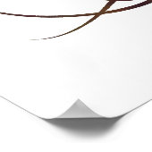 Kleurrijke boom met Poster met wortels (Hoek)