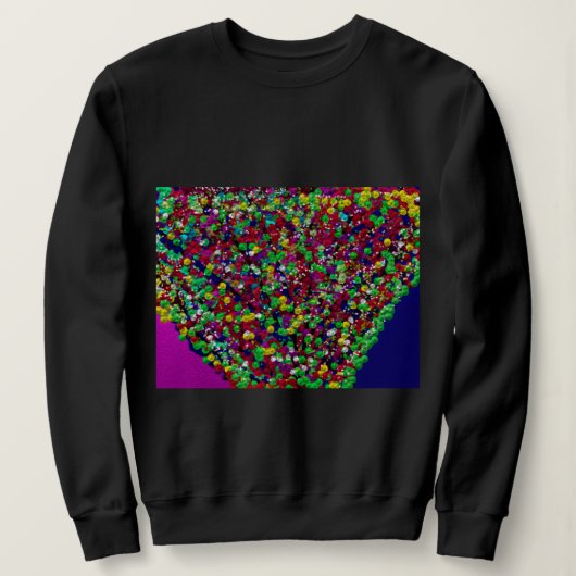Kleurrijke boom tussen werelden sweatshirt (Design voorkant)