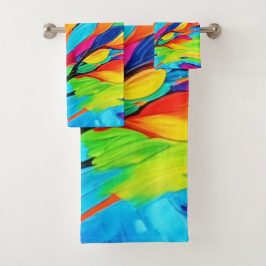 Kleurrijke boom van dromen bad handdoek (Insitu)