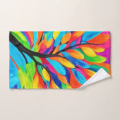 Kleurrijke boom van dromen bad handdoek (Handdoek)