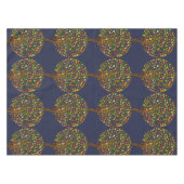 Kleurrijke boom voor Tu Bishvat Tafelkleed (Voorkant (Horizontaal))