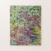 Kleurrijke boombladeren Natuur puzzel Legpuzzel (Verticaal)