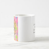 kleurrijke boomillustratie en citaat koffiemok (Center)