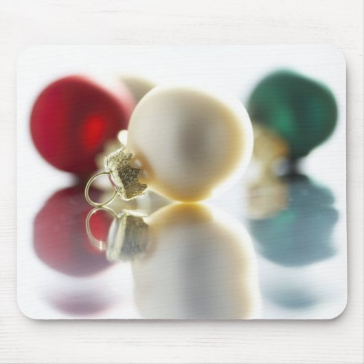 Kleurrijke boomversieringen muismat (Voorkant)