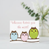 Kleurrijke boomwortel die je het liefst noteert briefkaart (Staand voorkant)