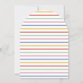 Kleurrijke Border Arch Foto Kerstvakantie Kaart (Achterkant)