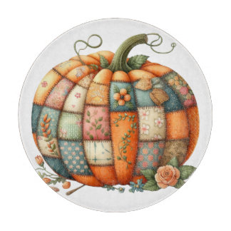 KLEURRIJKE BORDUUR UITZIEN HERFST POMPOEN SNIJPLANK