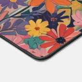 Kleurrijke Botanische Bloemen Wall Art Bureaumat (Hoek)
