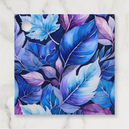 Kleurrijke Botanische Kunst Cadeaublaadjes Bedankjes Labels