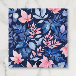 Kleurrijke Botanische Kunst Cadeaublaadjes Bedankjes Labels