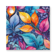 Kleurrijke Botanische Kunst Cadeaublaadjes
