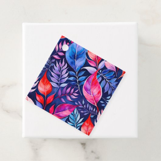 Kleurrijke Botanische Kunst Gift Labels (In situ)