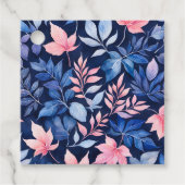 Kleurrijke Botanische Kunst Gift Labels (Voorkant)