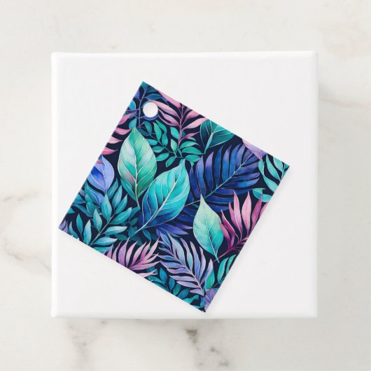 Kleurrijke Botanische Kunst Gift Labels (In situ)