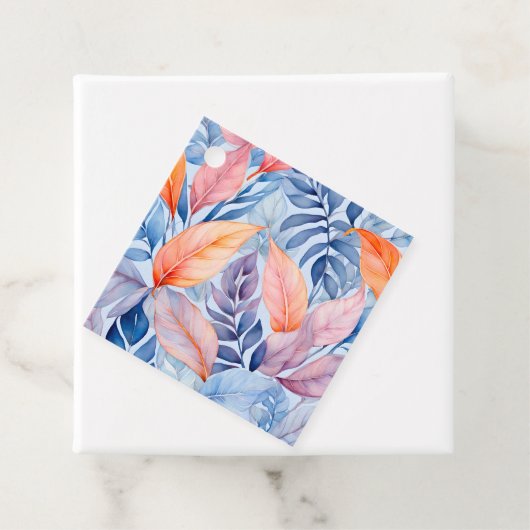 Kleurrijke Botanische Kunst Gift Labels (In situ)